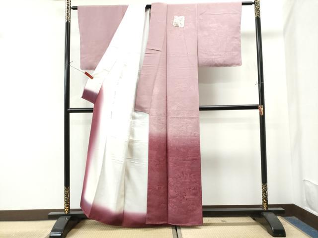 平和屋着物●豪華色留袖　水辺舟風景地紋　暈し染め　正絹　逸品　未使用　CAAS7530yc