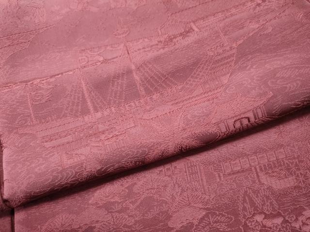 平和屋着物●豪華色留袖　水辺舟風景地紋　暈し染め　正絹　逸品　未使用　CAAS7530yc