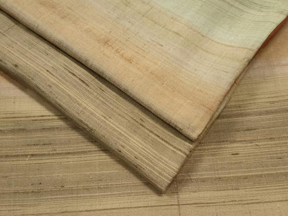 平和屋着物●上質な紬　霞文　正絹　逸品　CAAS7567yc