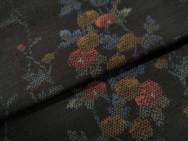 平和屋着物●上質な紬　万寿菊　正絹　逸品　CAAS7597yc