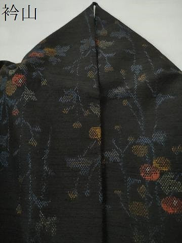 平和屋着物●上質な紬　万寿菊　正絹　逸品　CAAS7597yc