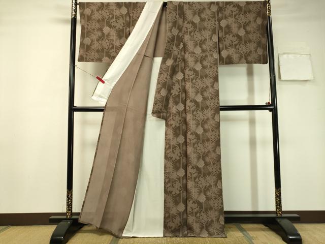 平和屋着物▽小紋 単衣 源氏香 洗える着物 CAAS8373vp