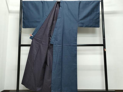 平和屋着物●男性 お召 アンサンブル 100亀甲 キングサイズ 正絹 逸品 未使用 CAAS8402vf