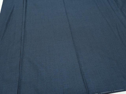 平和屋着物●男性 お召 アンサンブル 100亀甲 キングサイズ 正絹 逸品 未使用 CAAS8402vf