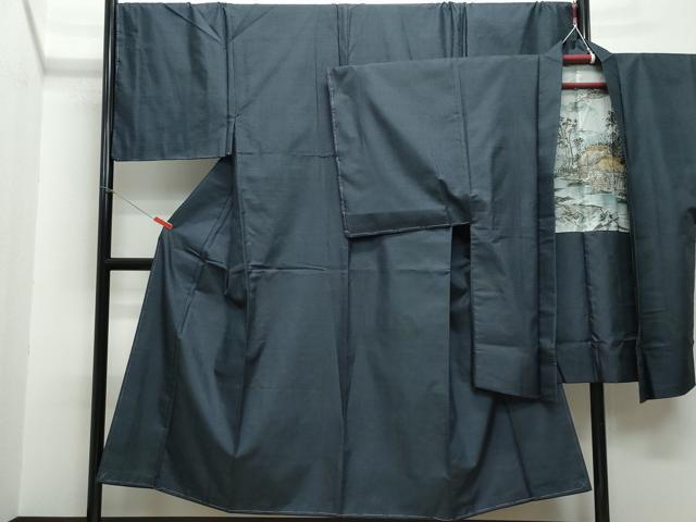 平和屋着物●男性 本場大島紬 アンサンブル 100亀甲 総詰め 正絹 逸品 未使用 CAAS8405vf
