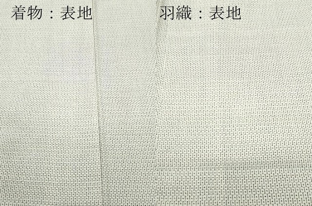 平和屋着物●男性　本場大島紬　白大島　アンサンブル　泊清勇作　100亀甲　総詰め　キングサイズ　証紙付き　正絹　逸品　CAAS8406vf