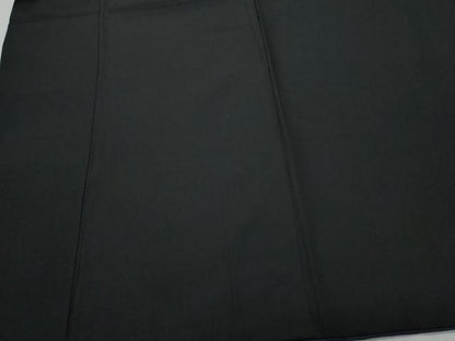 平和屋着物●男性　黒紋付　羽織セット　正絹　逸品　CAAS8407vf
