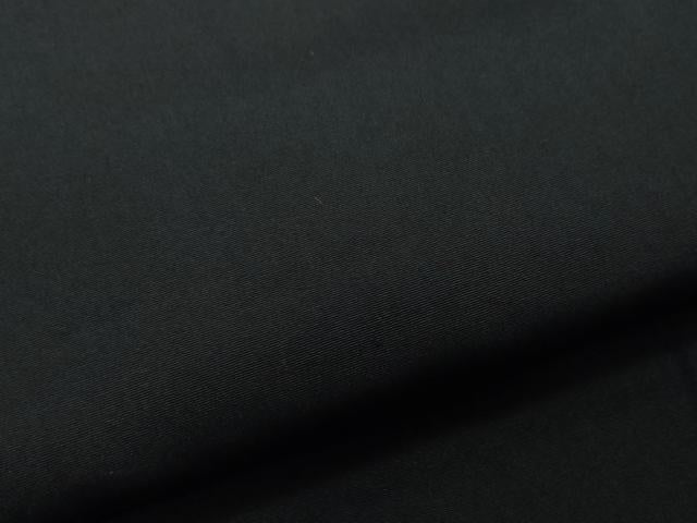 平和屋着物●男性　黒紋付　羽織セット　正絹　逸品　CAAS8407vf
