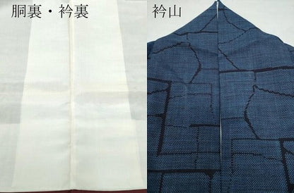 平和屋着物●綿薩摩　吉祥文　木綿　逸品　CAAS8410vf