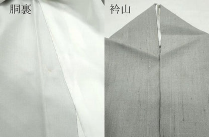 平和屋着物●訪問着 紬地 霞文 正絹 逸品 CAAS8422vf
