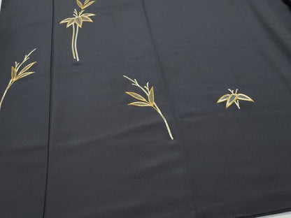 平和屋着物●訪問着 総刺繍 駒刺繍 笹 正絹 逸品 CAAS8437vf