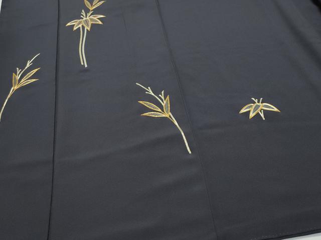 平和屋着物●訪問着 総刺繍 駒刺繍 笹 正絹 逸品 CAAS8437vf
