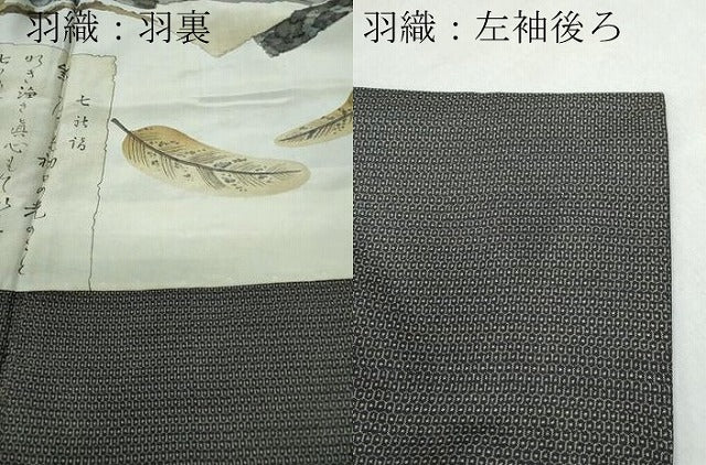 平和屋着物●男性　本場大島紬　アンサンブル　100亀甲　総詰め　正絹　逸品　CAAS8451vf