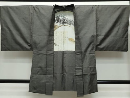 平和屋着物●男性　本場大島紬　アンサンブル　100亀甲　総詰め　正絹　逸品　CAAS8451vf