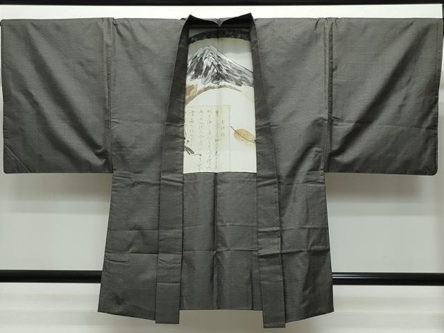 平和屋着物●男性　本場大島紬　アンサンブル　100亀甲　総詰め　正絹　逸品　CAAS8451vf