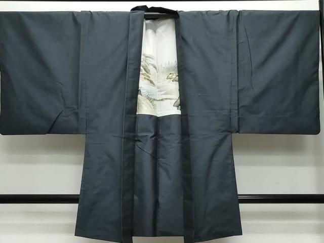 平和屋着物●男性 本場大島紬 アンサンブル 亀甲柄 正絹 逸品 CAAS8452vf