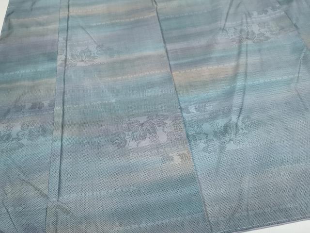 平和屋着物●染色作家 斉藤三才 本場大島紬 9マルキ 葡萄蔦の葉文 正絹 逸品 CAAS8469vf