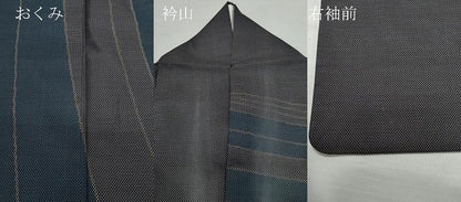 平和屋着物●本場大島紬　訪問着　9マルキ　流線文　正絹　逸品　CAAS8489vf