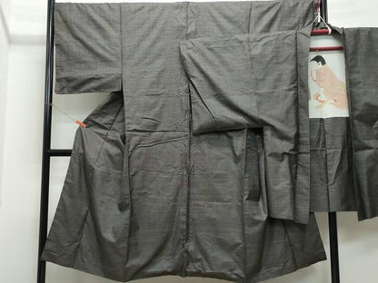 平和屋着物●男性 本場大島紬 アンサンブル 100亀甲 総詰め 正絹 逸品 CAAS8496vf