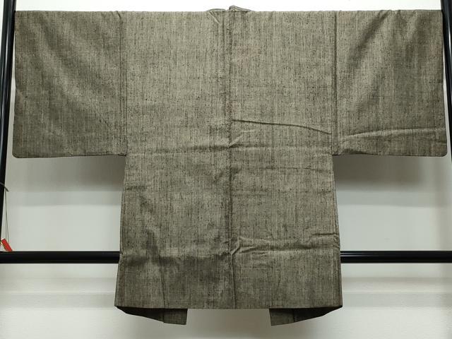 平和屋着物●男性 紬 アンサンブル 霞文 正絹 逸品 CAAS8505vf