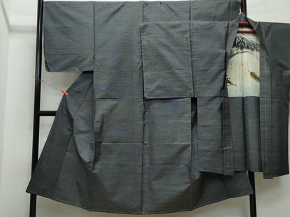 平和屋着物●男性　本場大島紬　アンサンブル　80亀甲　総詰め　正絹　逸品　CAAS8510vf