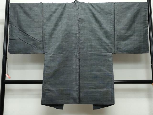 平和屋着物●男性　本場大島紬　アンサンブル　80亀甲　総詰め　正絹　逸品　CAAS8510vf