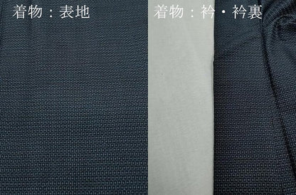 平和屋着物●男性 本場大島紬 アンサンブル 100亀甲 総詰め 正絹 逸品 CAAS8511vf