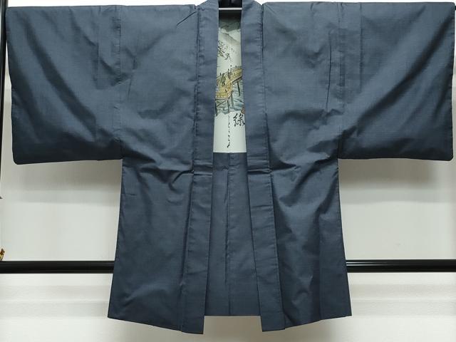 平和屋着物●男性 本場大島紬 アンサンブル 100亀甲 総詰め 正絹 逸品 CAAS8511vf