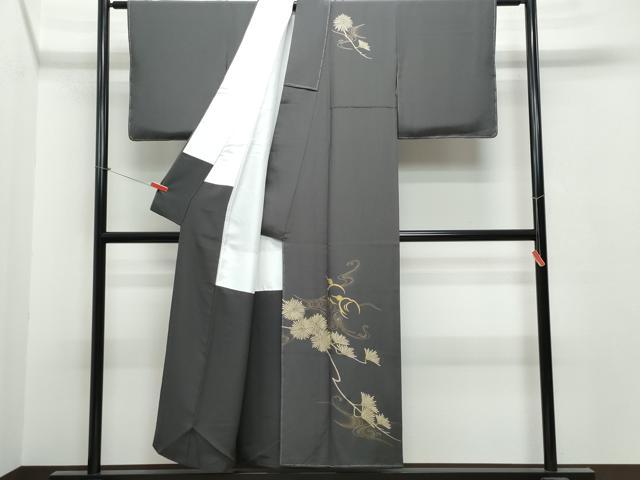 平和屋着物●訪問着 立波花鳥文 金彩 正絹 逸品 CAAS8528vf