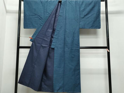 平和屋着物●男性　紬　アンサンブル　吉祥文　正絹　逸品　CAAS8550vf