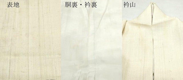平和屋着物●訪問着　作家物　紬地　手描き　風景草木文　正絹　逸品　CAAS8564vf