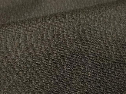 平和屋着物●男性　お召　羽織セット　憲法黒茶色　赤墨色　正絹　逸品　CAAS8604vf