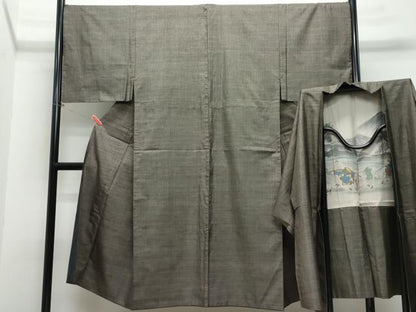 平和屋着物●男性 本場大島紬 アンサンブル 7マルキ 正絹 逸品 CAAS8606vf