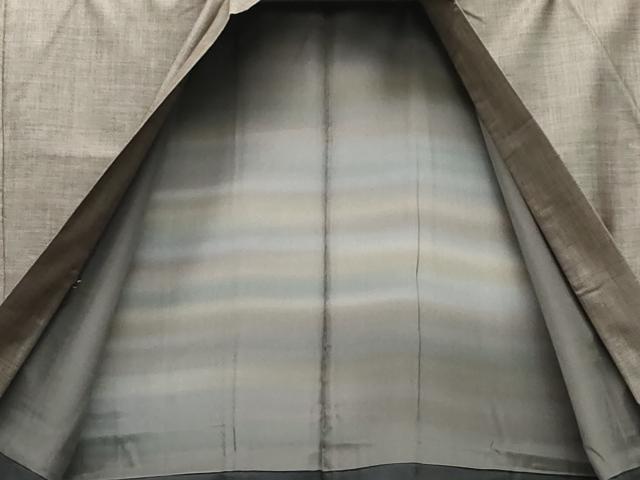 平和屋着物●男性　本場大島紬　アンサンブル　訪問着　9マルキ　泥染め　流線文　正絹　逸品　CAAS8609vf