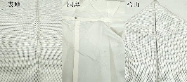 平和屋着物●上質な紬 100亀甲 正絹 逸品 CAAS8622vf