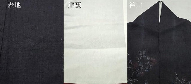 平和屋着物●本場結城紬 重要無形文化財 100亀甲 草花文 正絹 逸品 CAAS8635vf
