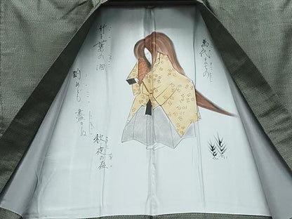 平和屋着物●男性　本場大島紬　アンサンブル　80亀甲　総詰め　正絹　逸品　CAAS8646vf