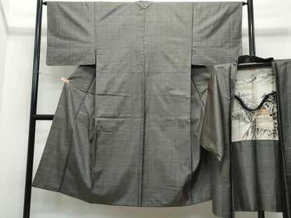 平和屋着物●男性 本場大島紬 アンサンブル 100亀甲 総詰め 正絹 逸品 CAAS8649vf
