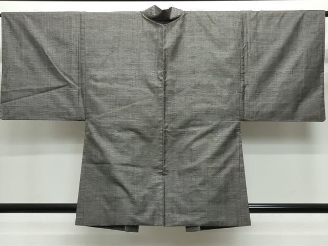 平和屋着物●男性 本場大島紬 アンサンブル 100亀甲 総詰め 正絹 逸品 CAAS8649vf