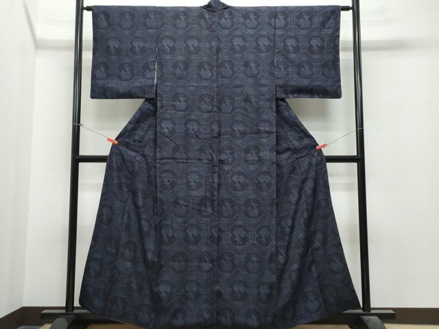 平和屋着物●結城紬 有栖川 阪急百貨店扱い 正絹 逸品 CAAS8657vf