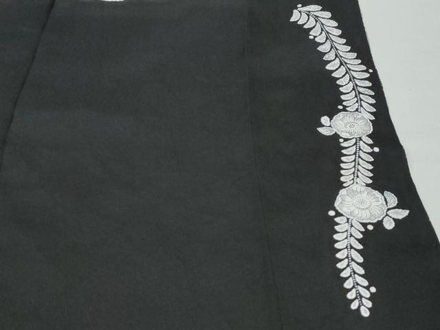平和屋着物●訪問着 作家物 辻が花 暈し染め 黒地 金彩 正絹 逸品 CAAS8719vf
