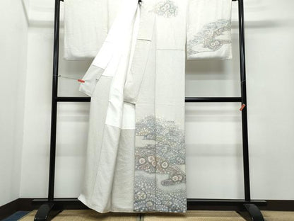 平和屋着物●樋熊哲也 訪問着 辻が花 絞り 手描き 訪問着 まるやま扱い 正絹 逸品 CAAS8720vf
