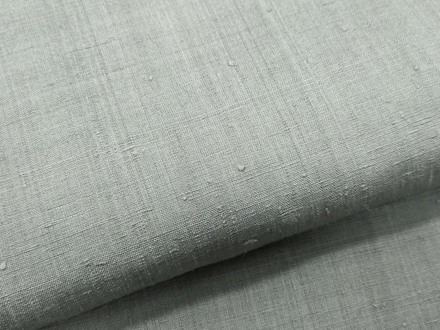 平和屋着物●結城紬 色無地 灰色 正絹 逸品 CAAS8722vf