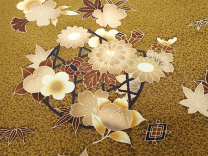 平和屋着物●訪問着 花籠文 洗える着物 CAAS8730vf