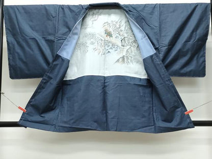 平和屋着物●男性 本場大島紬 アンサンブル 100亀甲 総詰め 正絹 逸品 未使用 CAAS8731vf