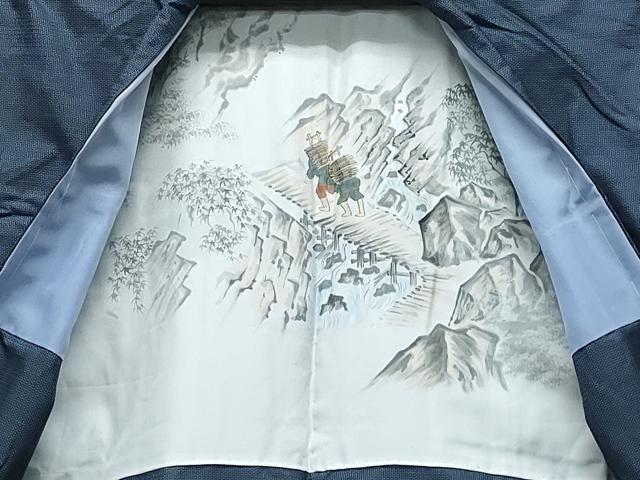 平和屋着物●男性 本場大島紬 アンサンブル 100亀甲 総詰め 正絹 逸品 未使用 CAAS8731vf