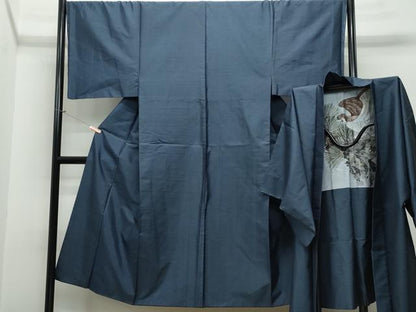 平和屋着物●男性 本場大島紬 アンサンブル 亀甲柄 正絹 逸品 CAAS8733vf