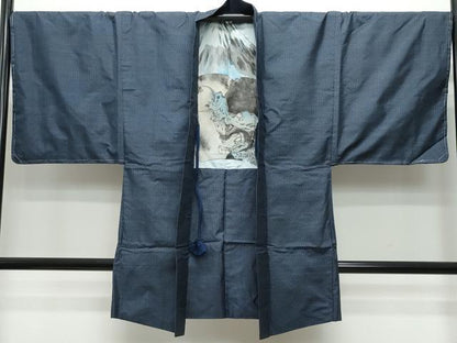 平和屋着物●男性　本場大島紬　アンサンブル　吉祥文　正絹　逸品　未使用　CAAS8735vf