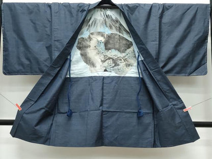 平和屋着物●男性　本場大島紬　アンサンブル　吉祥文　正絹　逸品　未使用　CAAS8735vf