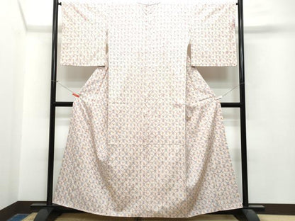 平和屋着物●上質な紬 絞り 正絹 逸品 CAAS8753vf